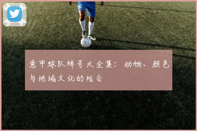 意甲球队绰号大全集：动物、颜色与地域文化的结合